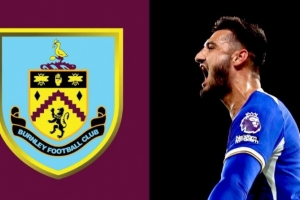 HWG！罗马诺：切尔西中锋布罗亚永久转会伯恩利 24小时内完成体检