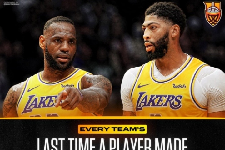 NBA30队上次有球员入选一阵时间！有没有让你感到惊讶的？