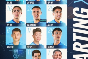 🔥深圳新鹏城主战山东泰山首发阵容出炉！