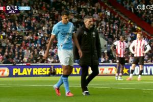 罗德里20分钟伤退，被尼科·冈萨雷斯换下