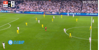 皇马领先！维尼修斯边路突破，射门折射入网