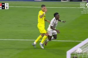 黄潜球员质疑判罚：维尼修斯根本是双脚起跳骗点！红牌也是莫须有