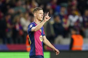 每体：奥尔莫可能将伤缺3到4周，能否赶上26号国家德比仍是未知数