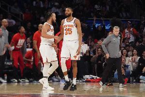 迈克-布朗：布伦森和布里奇斯常规赛场均出战时间34分左右