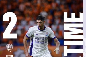 全场比赛结束，津门虎队客场0:2负于云南玉昆