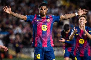 每体：拉什福德本赛季5球6助并造点，成为巴萨最具决定性的前锋