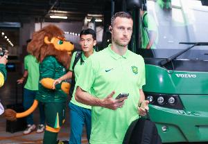 博主：国安外援斯帕吉奇进行个人恢复训练，他今夏遭遇韧带撕裂