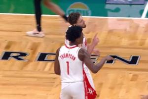 我的三双啊😂申京拿到第9个助攻后边下场边说：我还需要1个助攻