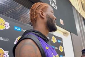 😍东子我染了！艾顿顶了一头浅棕发