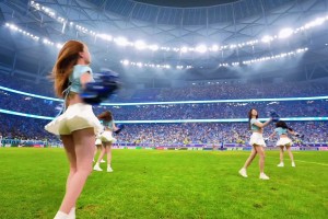 攒劲的节目！大连主场啦啦队美女跳舞真好看🤩