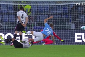 【集锦】意甲-戴维DV9失良机 尤文0-1拉齐奥连续4场0进球